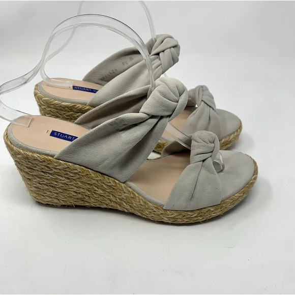 Stuart Weitzman Sarina Espadrille Wedge‎ Sandals - Picture 5 of 12